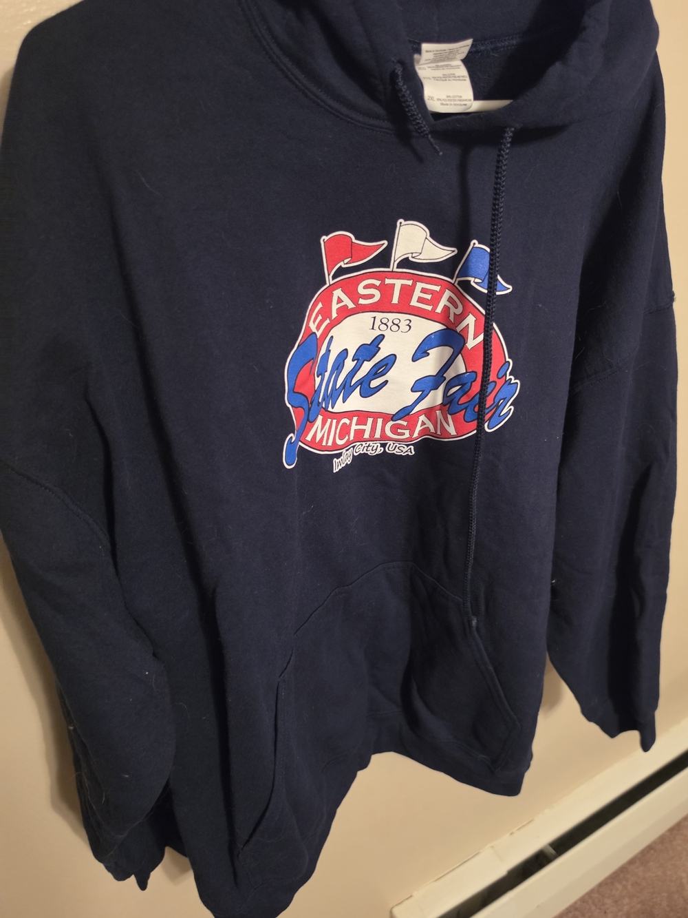 Eastern State Fair Michigan Navy Graphic Hoodie